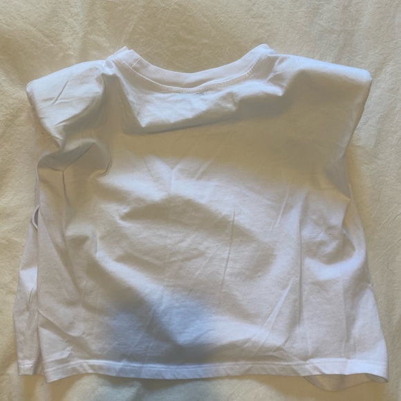 Babaton Shoulder Pad Shirt Cropped - Picture 3 of 4